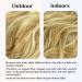 SARLA 18 Inch Invisible Wire Hair Extension Curly Wavy Synthetic Hairpiece for Women - Beach Blonde - Buy Online on GoSupps.com