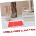 FRCOLOR Tape Sheets Transparent double-sided tape nail adhesive display holder tape nail display stand strip nail display tapes nail display holder sticker double sided No substrate Nail - Buy Online on GoSupps.com