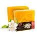 Panu soap water jasmine - vegan shower soap for all skin types - natural soap as a solid shower gel and solid shampoo - Premium soap bar - Natural shower shower than solid shower gel water Jasmin 110 g (1 Pack)