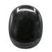 Black Tourmaline Palm Stone - Pocket Massage Worry Stone for Natural Body Chakra Balancing, Reiki Healing and Crystal Grid Black Tourmaline (Mental)