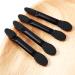10pcs Disposable Double Ended Eyeshadow Brush - Black Oval Makeup Sponge Tips for Flawless Application | International Shipping - Buy Online on GoSupps.com