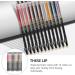 CANIGHT 12pcs Lip Liner Eyeliner Lip Liner Pencil Eye Makeup Pen Black Waterproof Eyeliner Plastic - Buy Online on GoSupps.com