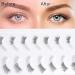 Emeda Transparent Strip Half Eyelashes - Natural Look Accent Lashes | 10 Pairs of Half Fake Corner Lashes for a Subtle Enhancement - Buy Online on GoSupps.com