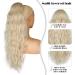 26 Inch Blonde Ponytail Extension Natural Drawstring Ponytail Hair Extension Synthetic Hair Pieces for Women Soft Ponytail Hair Extension for Daily Use (Platinum Blonde Mixed Beige Blonde) Drawstring-Platinum Blonde Mixed Beige Blonde - Buy Online on GoSupps.com