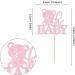 Ercadio 24 Pack Bear Oh Baby Cupcake Toppers Pink Glitter Bear Oh Baby Cupcake Picks Bear Oh Baby Cupcake Decorations Bear Themed Baby Shower Birthday Party Cake Decor Supplies Oh Baby Pink - Buy Online on GoSupps.com