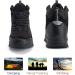 SILENTCARE Men's Waterproof Hiking Boots - Lightweight Non-Slip Mid-Rise Outdoor Trekking Shoes, Size 11, Black - Buy Online on GoSupps.com