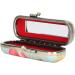 Yinhing Vintage Lipstick Holder Case with Mirror | Mini Cosmetic Storage Box | Floral Lip Gloss Purse & Jewelry Organizer for Ladies - Buy Online on GoSupps.com