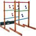 SpexDarxs Ladder Toss Outdoor Game, Wooden Golf Toss Set with Ladder Ball Bolas & Carrying Bag,Outdoor Lawn Backyard Game for Kids & Adult & Family Classic 35inch