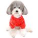 Zweitea Fleece Dog Sweater for Small Dogs - Warm & Soft Winter Jacket for Puppies Chihuahuas & Cats (Red XXL/2XL) - Buy Online on GoSupps.com
