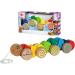 Eichhorn Pull-Along Caterpillar - 32 cm Beech Wood Toy | International Shipping Available - Buy Online on GoSupps.com