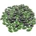 100PCS 25mm Green Oval Glass Jewels for Tiffany Style Lampshades, Window Panels, and Suncatchers - Buy Online on GoSupps.com