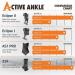 Active Ankle AS1 Pro Lace Up Ankle Brace - Large Black | Ankle Stabilizer for Volleyball, Rugby, Basketball | Sprain Support & Protection - Buy Online on GoSupps.com