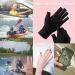 UV Protection Gel Nail Gloves - 1 Pair Anti-UV Fingerless Moisturising Gloves for Nail Art & Skin Care | Touchscreen Half Finger Gloves for SPA & UV Protection - Buy Online on GoSupps.com