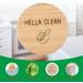 Libetter Dishwasher Clean Dirty Sign - Bamboo Non-Scratch Strong Magnetic Flip Indicator | Non-Scratch Easy To Read Dishwasher Sign for Better Kitchen Organization - Buy Online on GoSupps.com