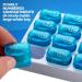 Monthly Pill Organizer - Pack of 2 | 31 Day Medication Holder with Removable Pods | Portable Pill Case for Daily Vitamins & Travel - Blue - Buy Online on GoSupps.com