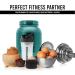Kichly 2-Pack 24-Oz Classic Protein Mixer Shaker Bottle with Twist and Lock Protein Box Storage 700 ml (All Black & Clear/Black) Pack of 2 All Black & Clear/Black - Buy Online on GoSupps.com
