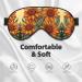 Spring Sunflowers Retro Eye Mask - Unisex Soft Comfort Sleep Shade for Travel Yoga & Shift Work - Buy Online on GoSupps.com