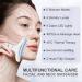 Youngfocus Face-Neck Massager - Vibration & Cooling Red Light Therapy for Anti-Aging & Skin Tightening - White - Buy Online on GoSupps.com