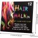 Hair Chalk Hair Chalk 12 Colors Temporary Hair Dye Safe Hair Chalk for Kids Washable Temporary Hair Colour Pen Colorful Gifts nice Toy for Kids & Adults Halloween Carnival Cosplay Party - Buy Online on GoSupps.com