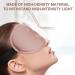 Layhou 3D Sleeping Eye Mask - Soft and Comfortable - Ideal for Travel and Lunch Breaks - Rose Gold - Buy Online on GoSupps.com