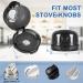 GRENFU Stove Knob Covers - 5 + 1 Pack | Child Safety Gas & Oven Knob Covers - Buy Online on GoSupps.com