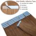 Elailite Invisible Tape Extensions - 20PCs Remy Real Human Hair 30cm 40g #06 Light Brown - Smooth Natural Look for Flawless Hair - Buy Online on GoSupps.com