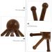 TOVINANNA 5-Point Wooden Scalp Massager | Eco-Friendly Comb for Scalp Peeling & No-Static Massage | Wenge Spider Wood Design - Buy Online on GoSupps.com