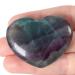 Xianvxi 45mm fluorite medicinal crystal stones big heart love crystal palm stone reiki crystal gemstone valine day gifts for you provide stones for fear to alleviate multiple fluorite