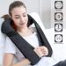 Shiatsu Electric Back and Neck Massager with Heat - Muscle Pain Relief Pillow for Shoulders - Christmas Gifts Gray - Buy Online on GoSupps.com
