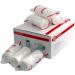 NOBA 20 pieces gauze bandages fixation bandages 6 cm x 4 m individually in foil
