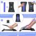 Uucolor Adjustable Back Stretcher & Massage Support - 3 Steps for Posture Correction & Pain Relief (Blue) | Shop Internationally - Buy Online on GoSupps.com