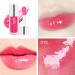Plumping Lip Gloss - Moisturizing Glossy Lip Oil Tinted - Nourishing Hydrating Lip Glow Oil with Vitamin E - Lips Skin Care Lip Balm Long Lasting Clear Lipgloss Makeup (015 Pink) - Buy Online on GoSupps.com