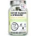 SPIRULIN & KLAMATH 1400mg | Phycocyanin 120mg | Tone Immunity & Recovery | Super Food Duo | Rich in Nutrients and Antioxidants | 60 Capsules | 1 Month | France