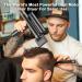 Hurricane Pro Professional Hair Dryer - 216 000 RPM Dual Brushless Motor | Ionic Lightweight & Quiet Travel Blow Dryer - Perfect for Salon & Home Use (Matte Gray - Buy Online on GoSupps.com