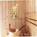 Yarnow 5-Star Wooden Sauna Timer - 15-Minute Hourglass Clock for Sauna Room & Desk Attachment - Premium Sauna Oven Timer - Buy Online on GoSupps.com