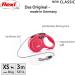 Buy Flexi New Classic XS Rope 3m for Small Dogs up to 8kg - Red | International Shipping - Buy Online on GoSupps.com