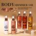 Shimmer Body Oil Highlighter - Waterproof Luminizer for Face & Body (01 Pearl White) - Buy Online on GoSupps.com