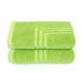 MauraMome - 2 -pack bath in front of the bathroom terry shower rack 100% cotton bathing mat 50x70cm bathroom carpet green bathroom predeters slippery bathroom carpet quick -dry shower rack 2 bath mat green