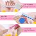MORGLES Dual Nail Forms Set - 100pcs T Shape Dual Forms Kit for Acrylic and Gel Nail Extensions - Nail Art Clips, Brush Pen, Files Included (10 Sizes) - Buy Online on GoSupps.com
