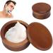 Premium Wooden Shaving Soap Bowl - 4.5x2.2 Inch with Lid | Ideal for Easy Lather & Wet Shaving | Perfect Gift for Men - Buy Online on GoSupps.com