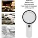 Magnifying Glass 12 Ant 30X Coin Checking Magnifier Reading Optics Magnifying Glass with Light 30X Magnifying Glass with Glass Mirror for Led Large Double Glass White Light and - Buy Online on GoSupps.com