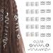 Tadipri Dreadlock Beads Spiral Clips Hair Braid Beads Hair Beads Dreadlocks 28 Pieces Dreadlocks for Hair Accessories Decoration for Men and Women (Silver)