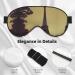 SSIMOO Eiffel Tower Paris Sleep Mask | Adjustable Breathable Eye Mask for Comfortable Sleep | Fashionable Black Design - International Shipping Available - Buy Online on GoSupps.com