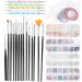 Nail Dotting Pen Shiny Exquisite Nail Art Decoration Multi color Glitter Delicate Rhinestones for Natural Nails Artificial Nails for Household Nail Salon - Buy Online on GoSupps.com