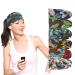 Rapotti 6 Pack Boho Headbands for Women - Wide Non-Slip Bandanas for Sports and Fashion - Printed Hair Accessories - Buy Online on GoSupps.com