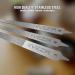 3PCS Stainless Steel Nail File Set - 100 Grit Buffer for Manicure and Pedicure - Ideal for Thick Toenail and Fingernails - Home and Professional Use - Buy Online on GoSupps.com