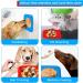 Slow Feeder Lick Mat with Suction Cups for Dogs & Cats | Anxiety Reducing Dog & Cat Slow Feed Bowls | Ideal for Bathing, Nail Trimming, Grooming | Blue & Red with Hooks - Buy Online on GoSupps.com