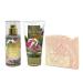 Bath & Body Works Brightest Bloom Fine Fragrance Mist and Body Cream Bundle with a Himalayan Salts Springs Sample Soap - Travel Size