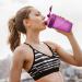 2-Pack 400ml Protein Shaker Bottles - Leak-Proof BPA-Free Blender Ball Water Bottles for Creamy Whey Protein Shakes - Black & Purple - Buy Online on GoSupps.com