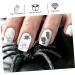 FRCOLOR 240 Pieces Nail Art Accessories Metal Halloween Nail Pendant DIY Halloween Nail Charm Ornament Nail Skull Pendant Manicure Decorate Set 3D - Buy Online on GoSupps.com